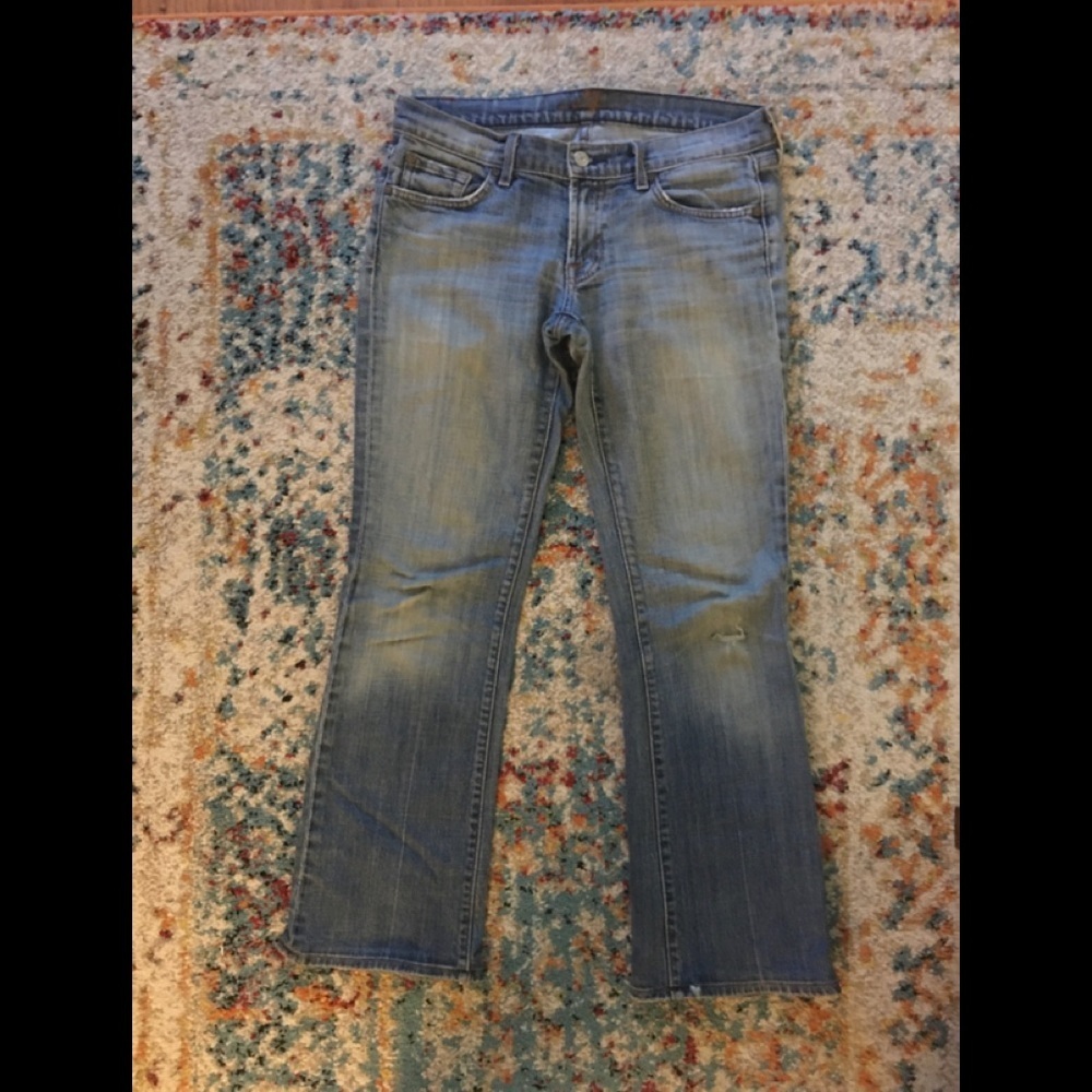 Seven for all mankind boot cut jeans